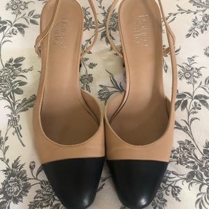 Franco Sarto Sling-back Block Heels